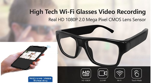 Wifi camera hot sale glasses